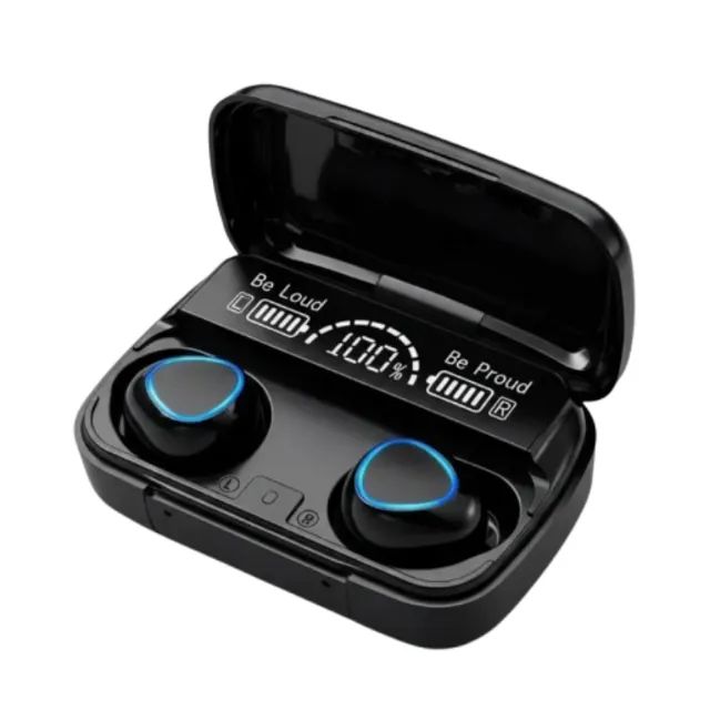 Fone Bluetooth M10 com Estojo Power Bank 3000mAh - Foto 5
