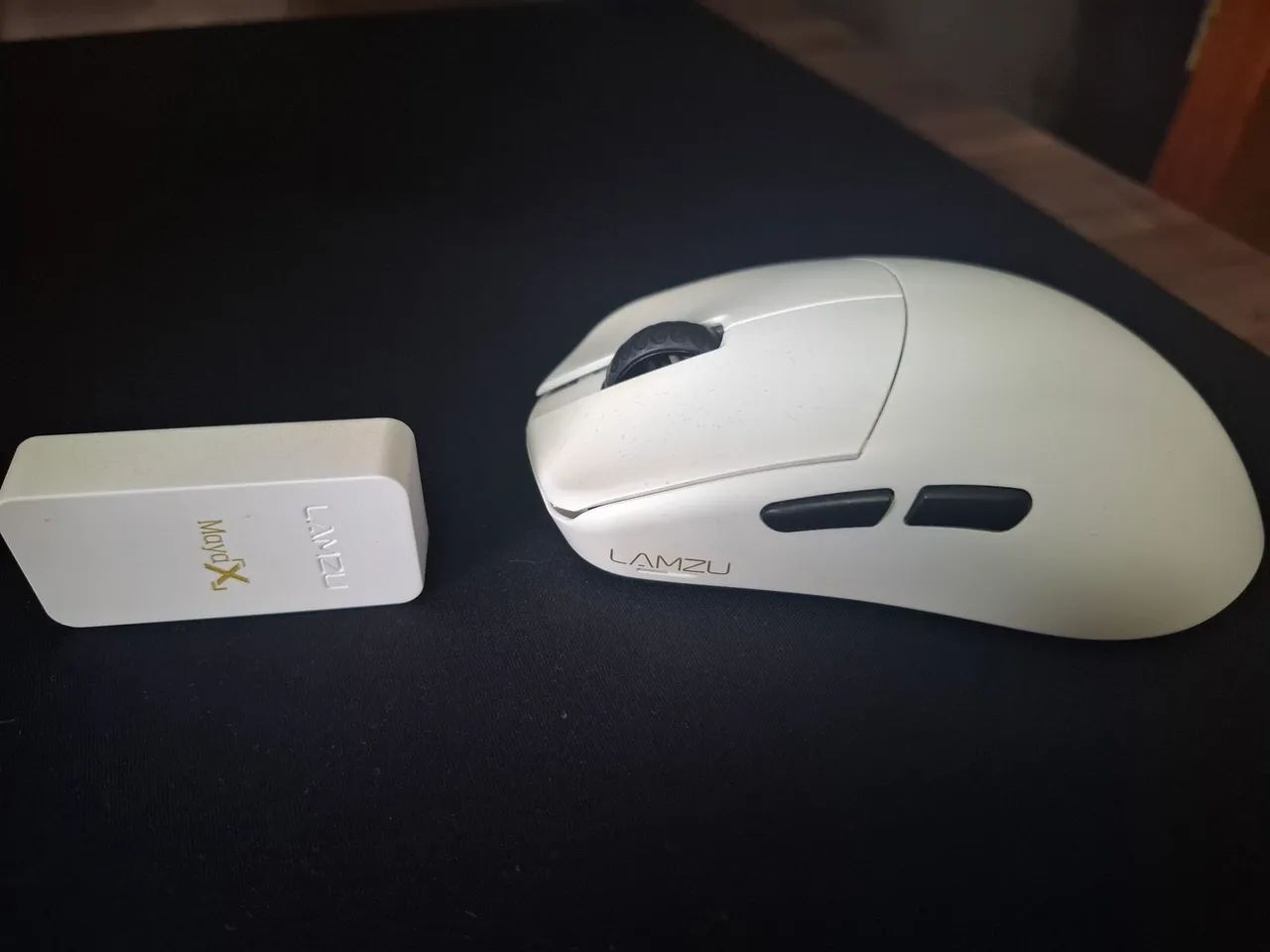 Mouse Gamer Lamzu Maya X, 8K, 30000DPI, Wireless, Branco