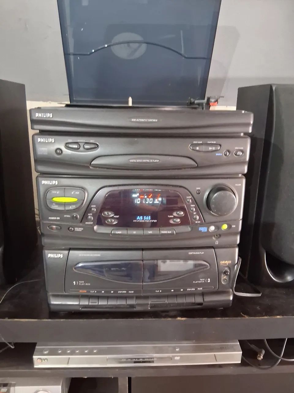 Ap. Som Philips....toca discos..radio FM...cd auxiliar  - Foto 3