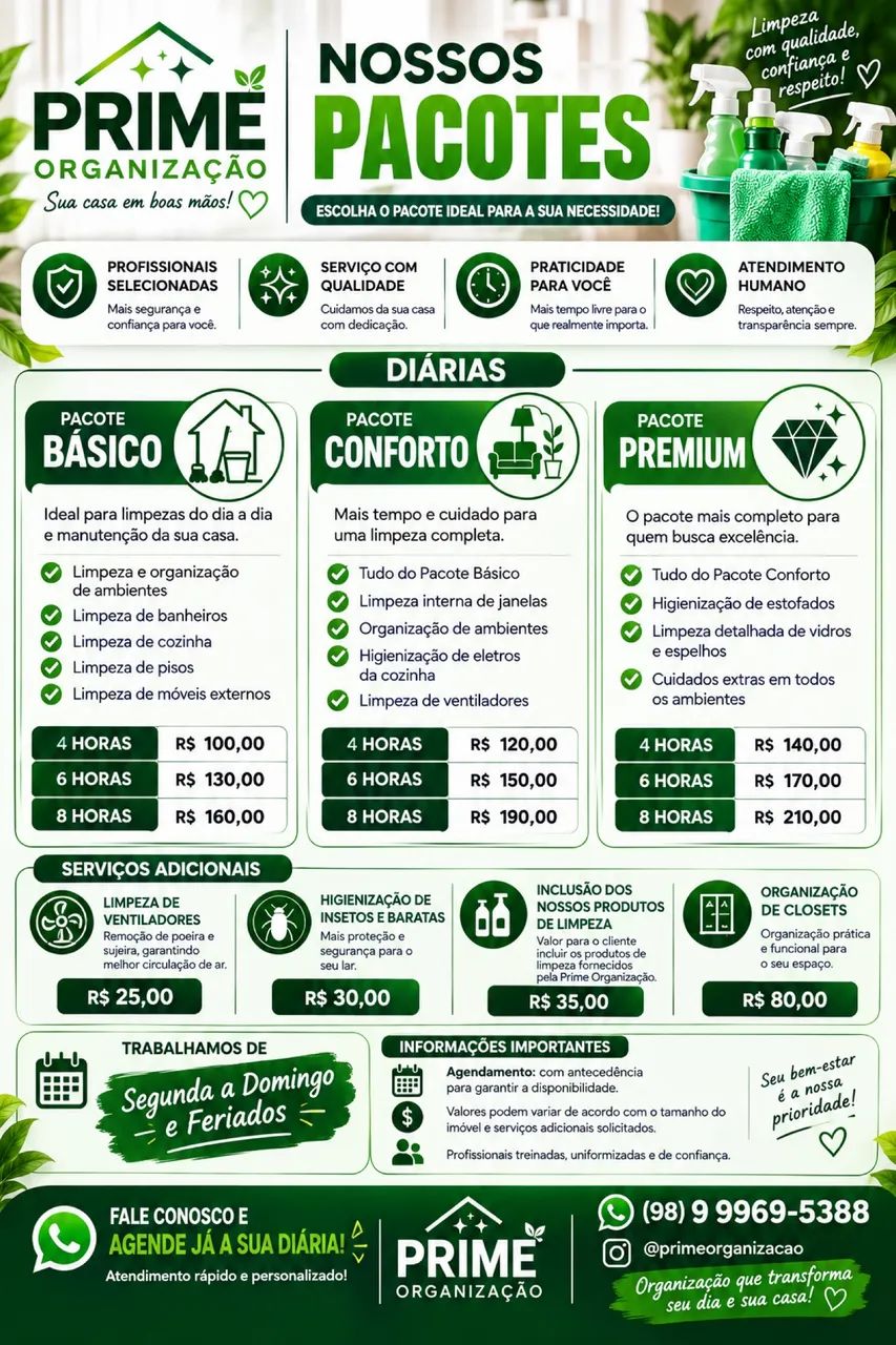 Oferecemos nossos serviços 