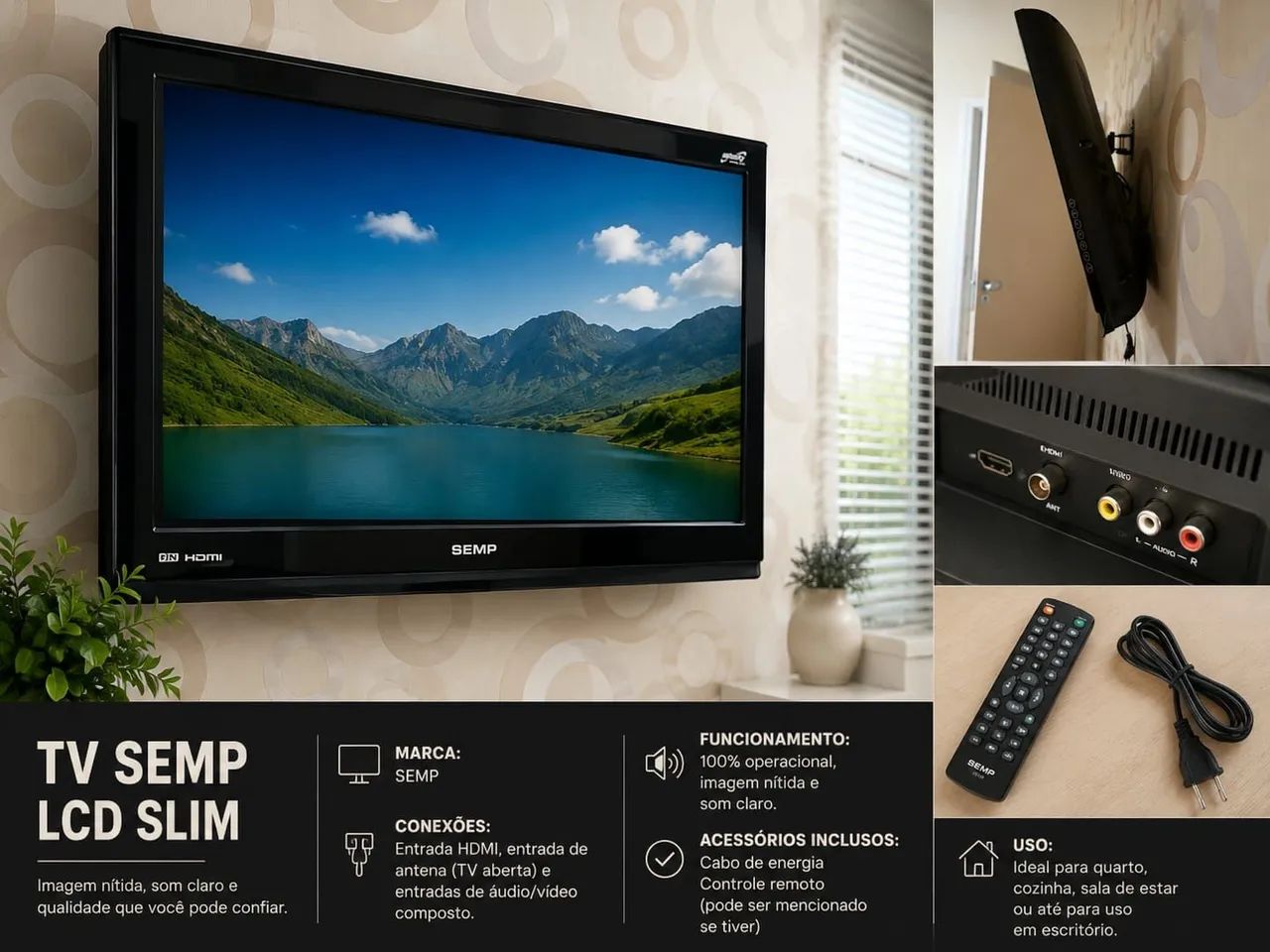 TV LCD SLIM  32" SEMP