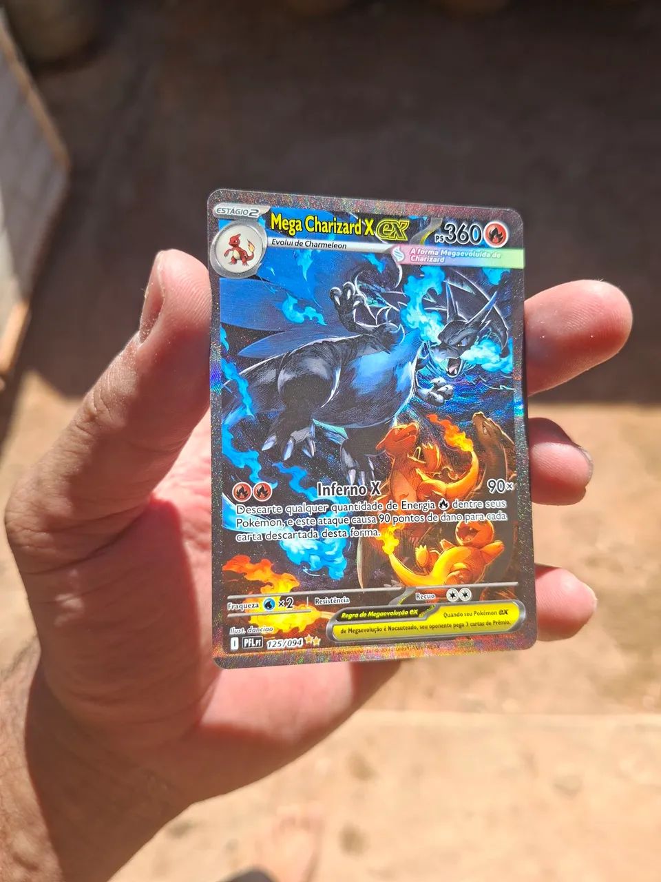 Mega Charizard X ex (125/094 - Foto 3