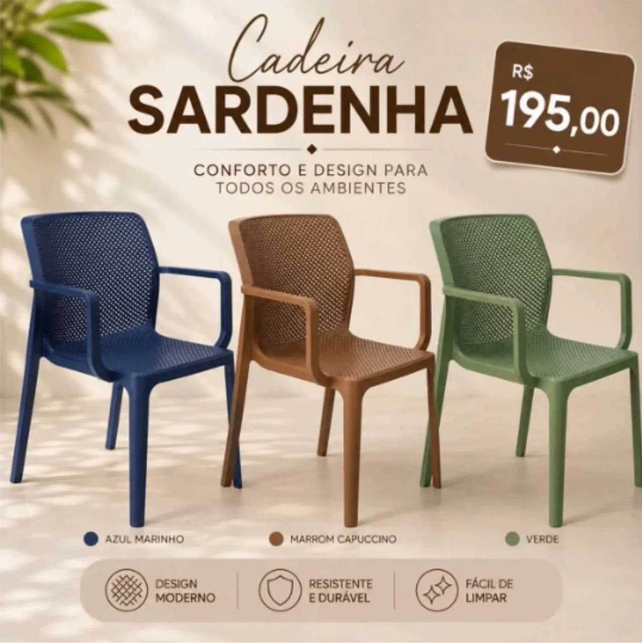 Cadeiras polipropileno a partir de 139,00  - Foto 3