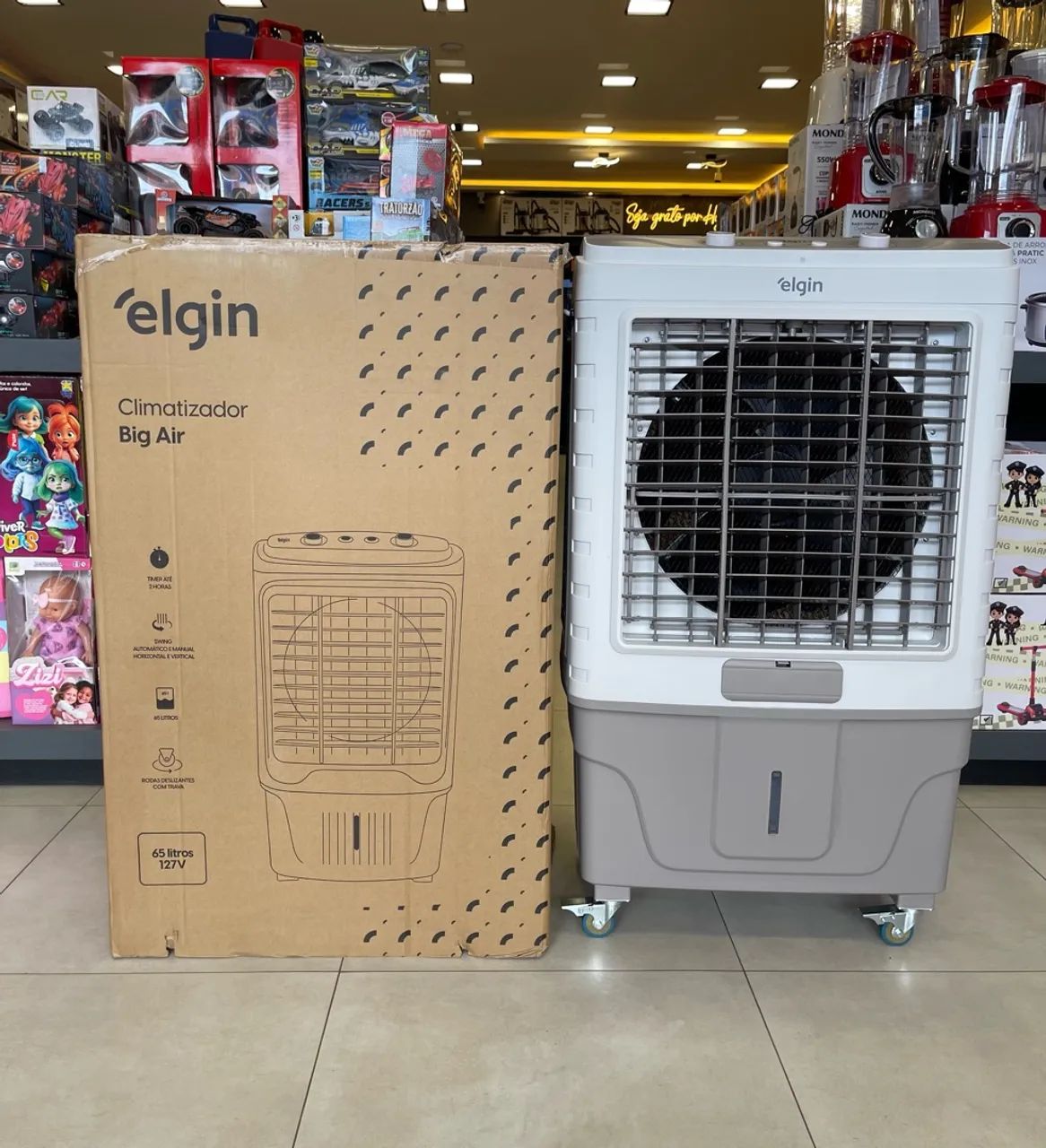 CLIMATIZADOR DE 65 LITROS ELGIN ? *44
