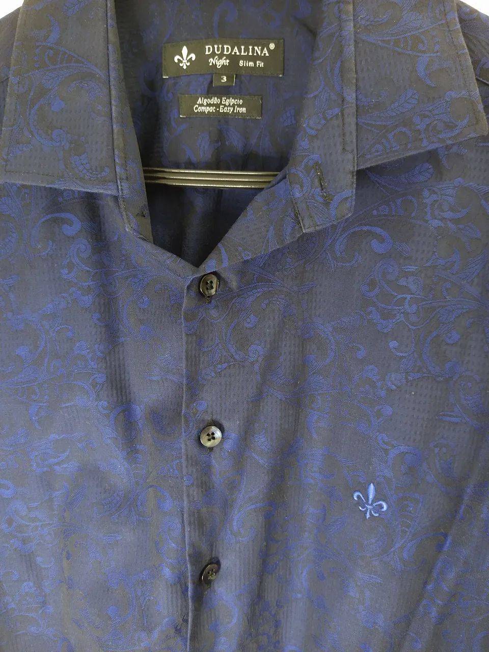 PRA HOJE* Camisa Dudalina Night tam. 3 slim fit (ed. limitada) - Foto 5