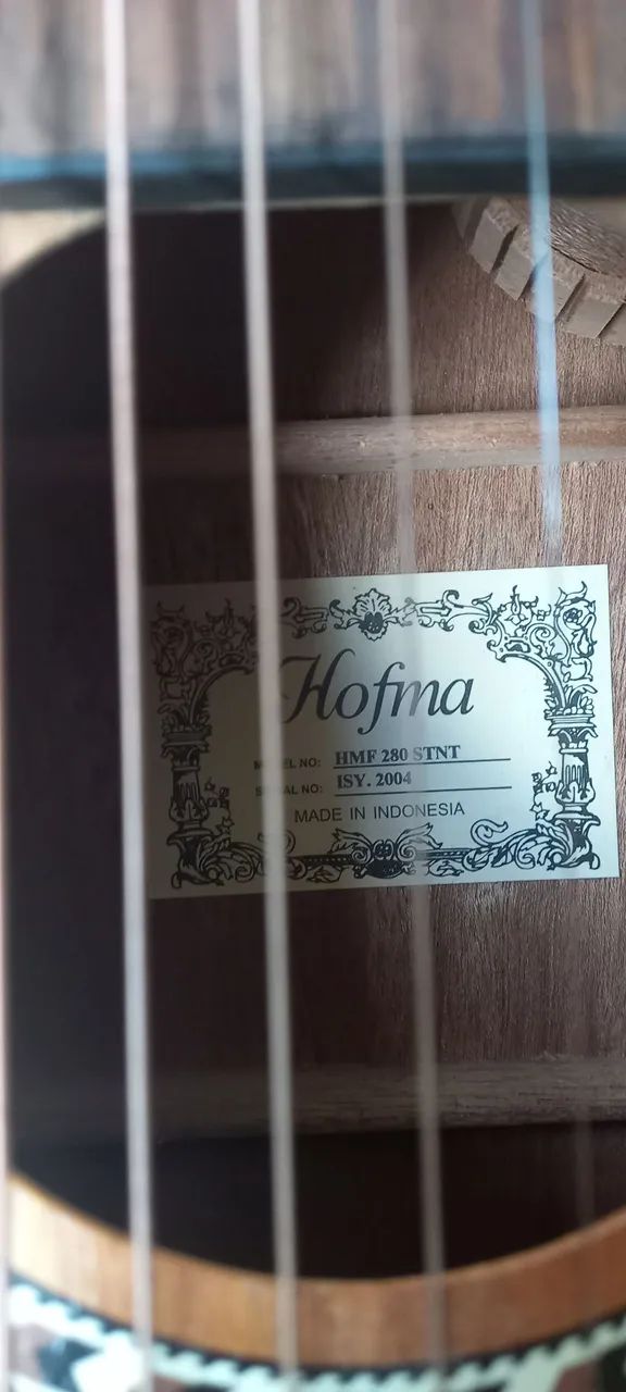 Violao hofma com capa