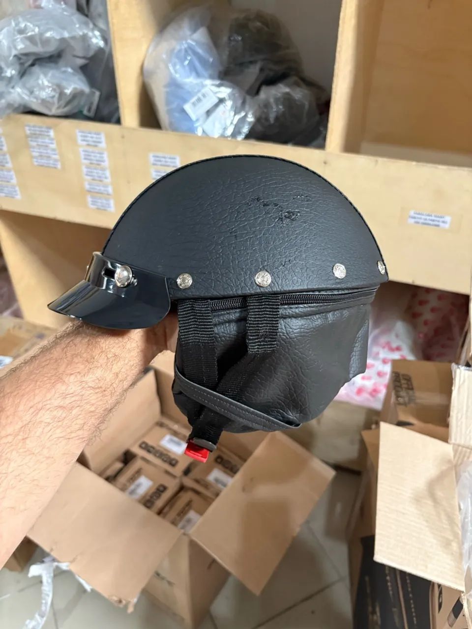Capacete Mídia Modelo coquinho  - Foto 3