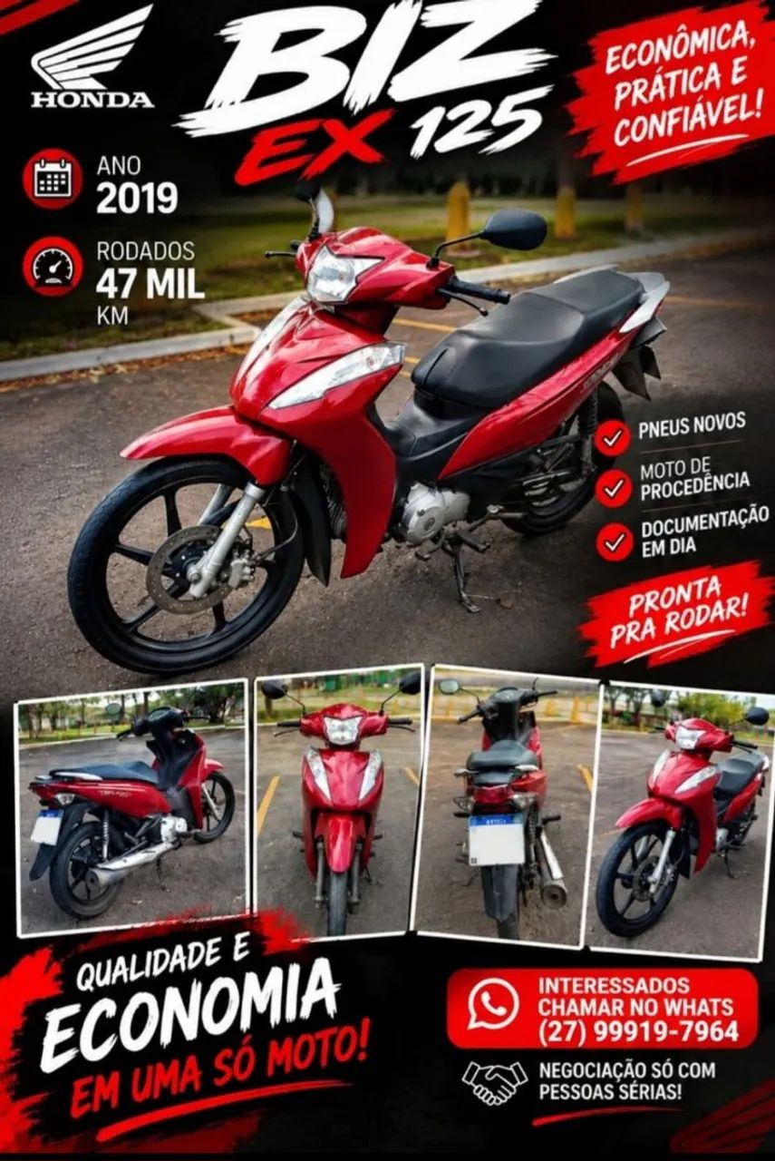 Moto bem conservada 