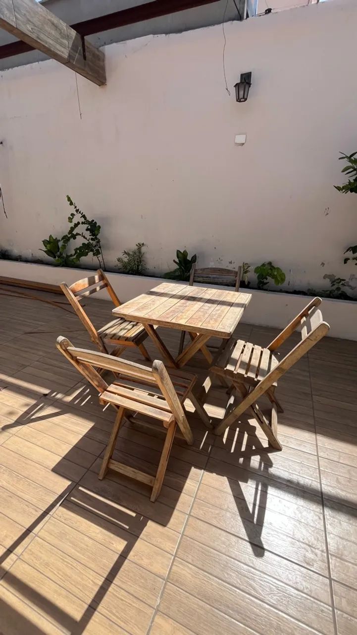 3 Conjuntos de Mesas Madeira - Foto 3