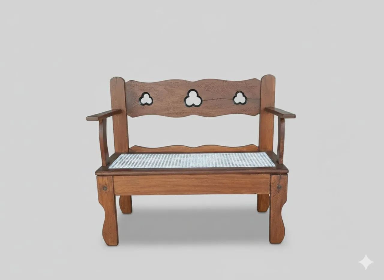 Namoradeira de palinha Indiana 