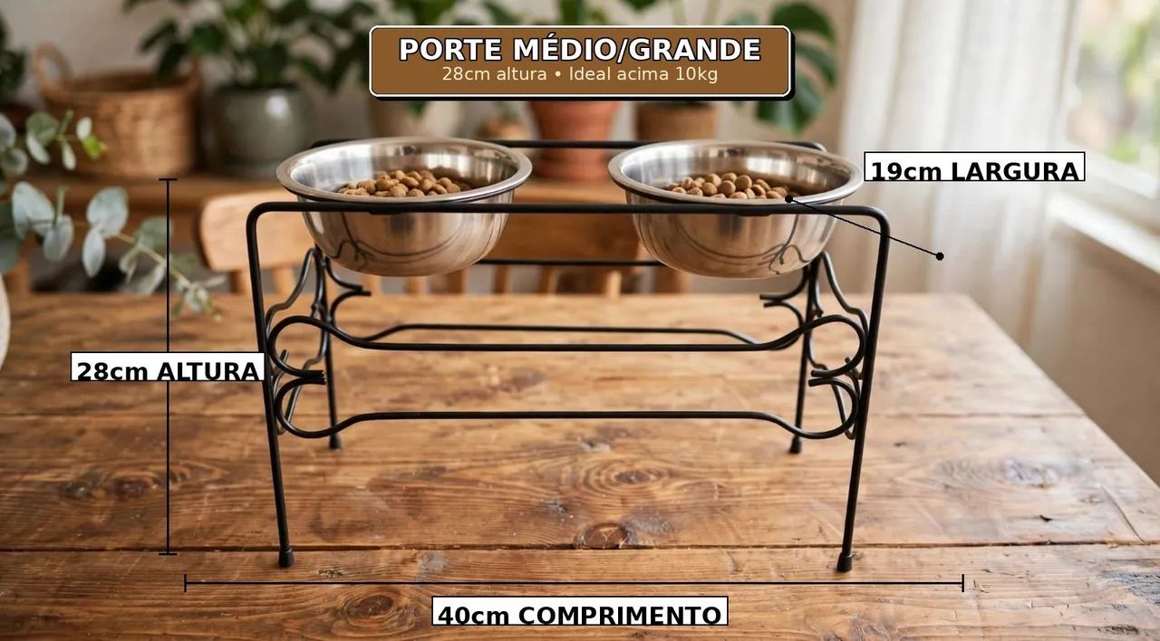 Comedor para cachorro 