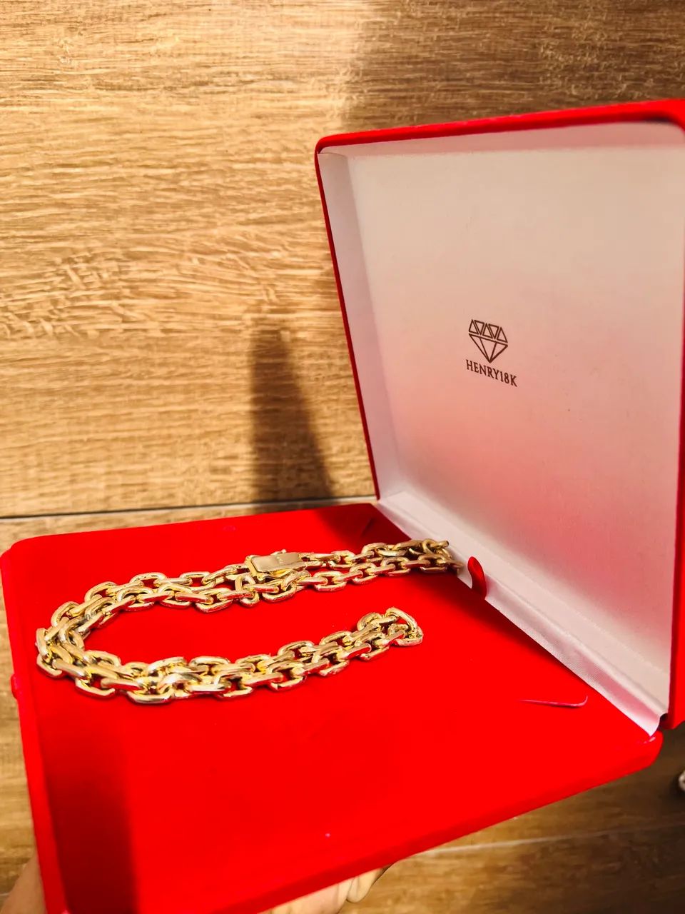 Corrente banhada a ouro 18 k  - Foto 2