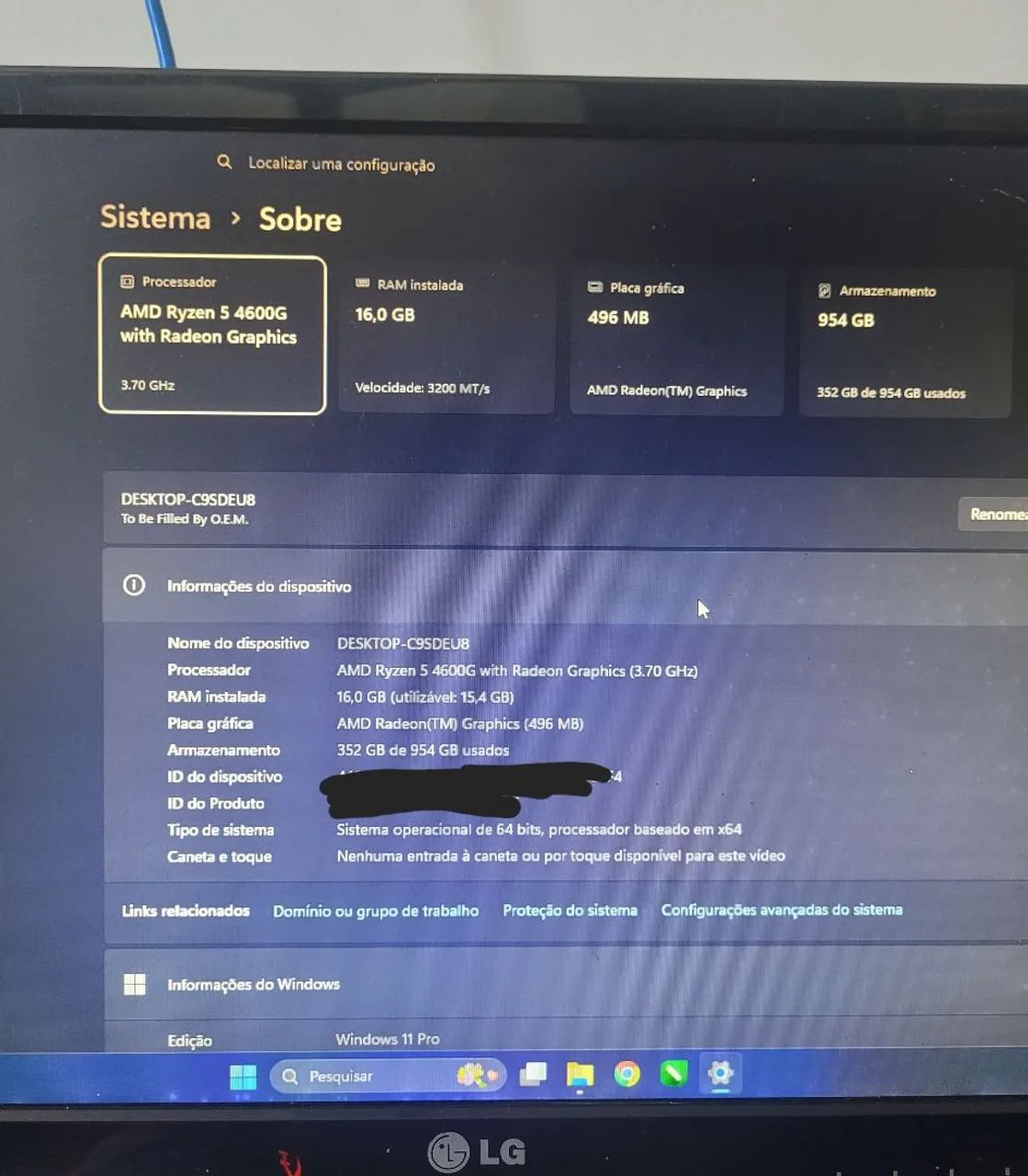PC Gamer Ryzen 5 16gb ram SSD M2 1TB - Foto 6