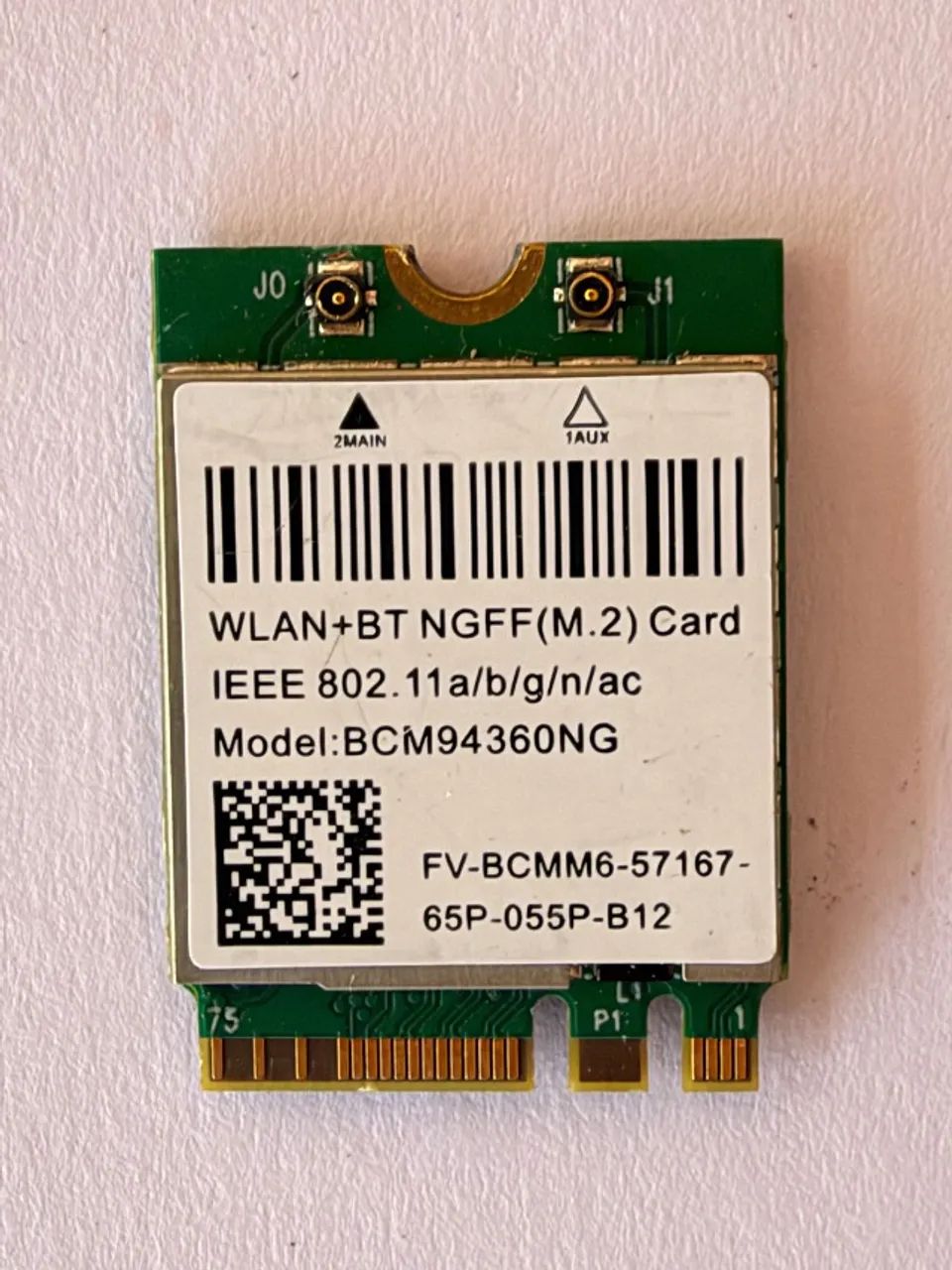 Placa de Rde e BT BCM94360NG