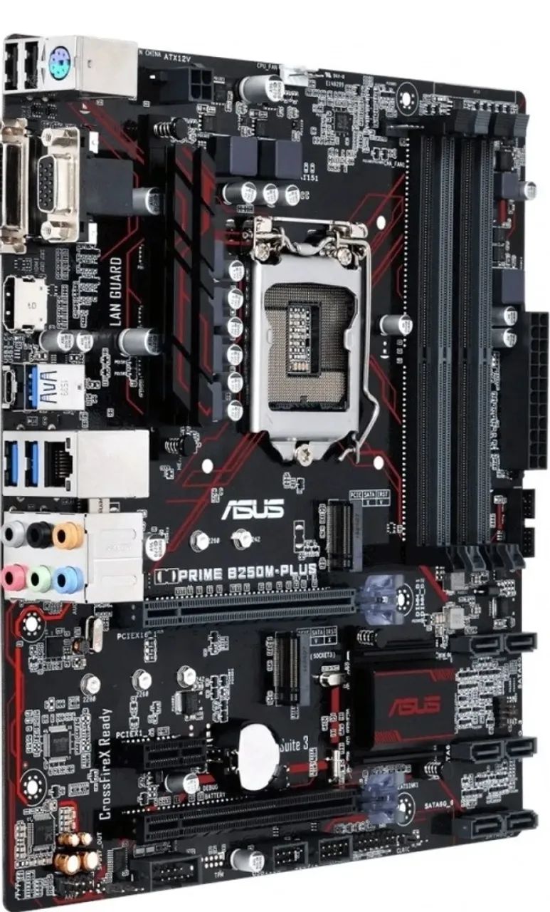 Kit asus b250 plus + i5 7600 + 8gb ddr4