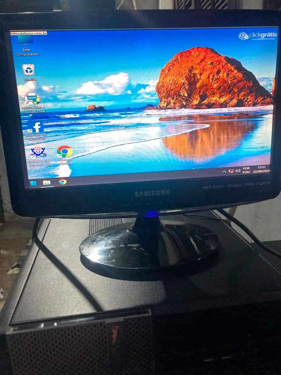 Monitor Samsung 16 Polegadas Sem HDMI  - Foto 3