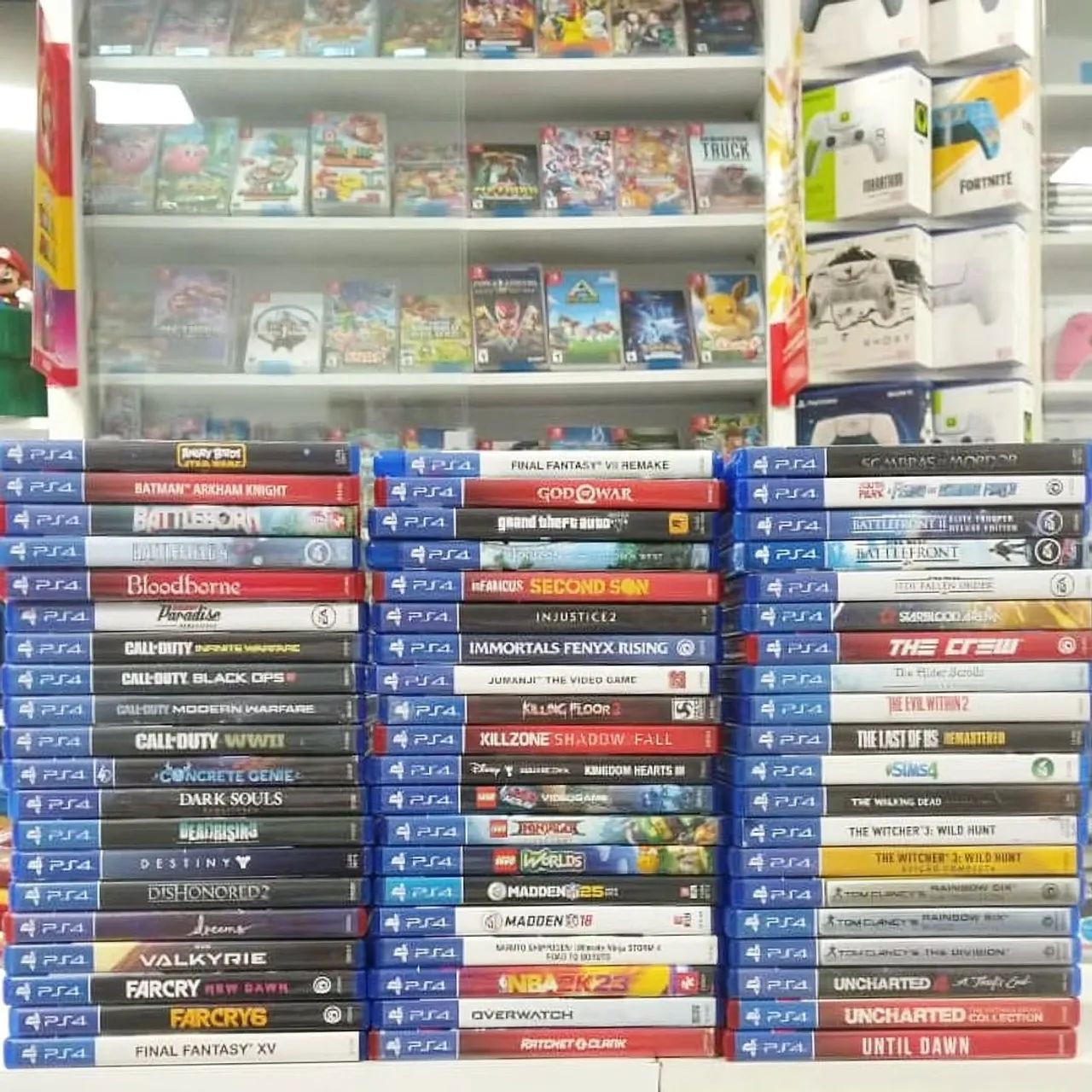 Super estoque de ps4 Seminovos 