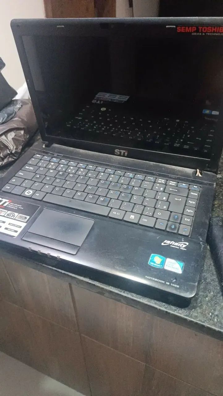 Notebook para retiraea de peça ou conserto 