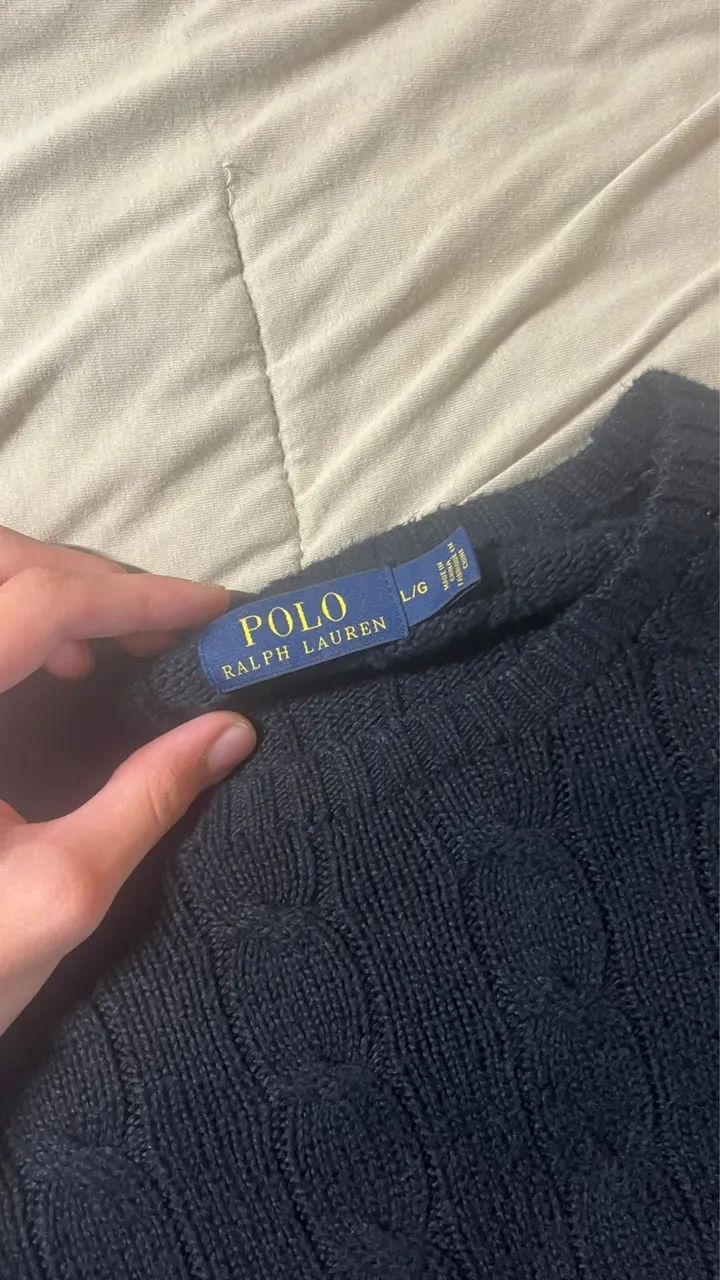 Suéter preto ralph lauren  - Foto 3