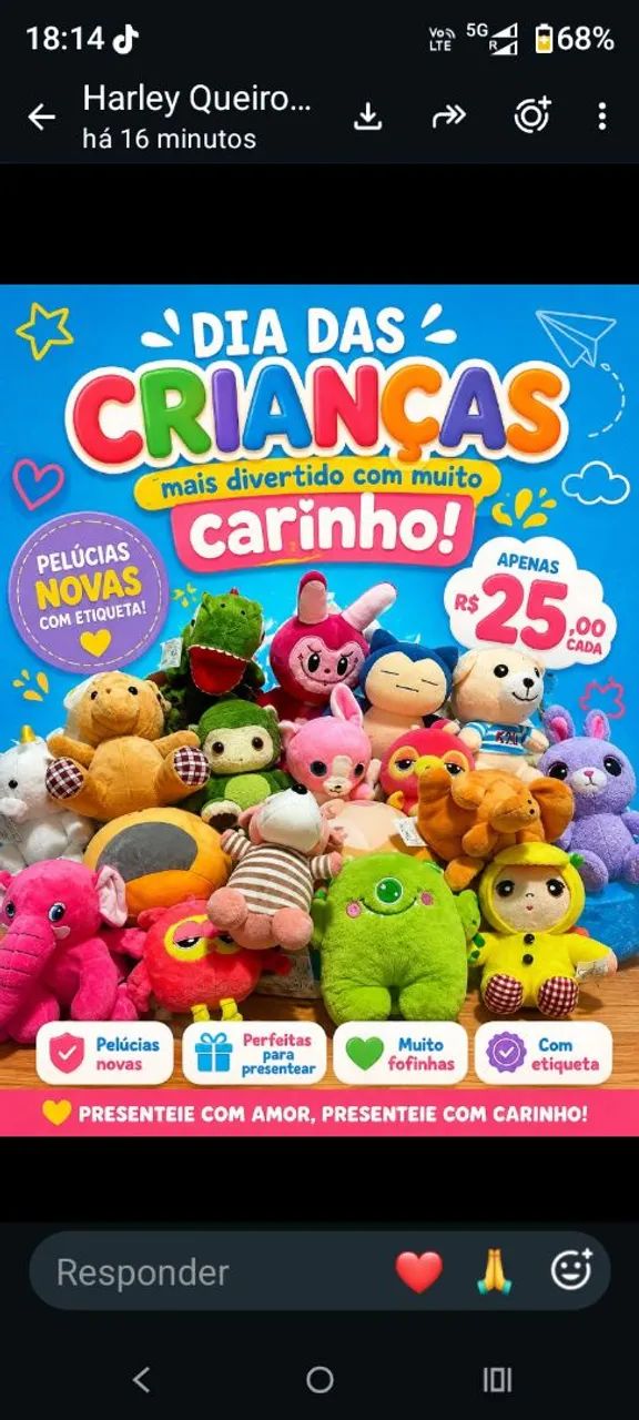 Pelúcias excelência 