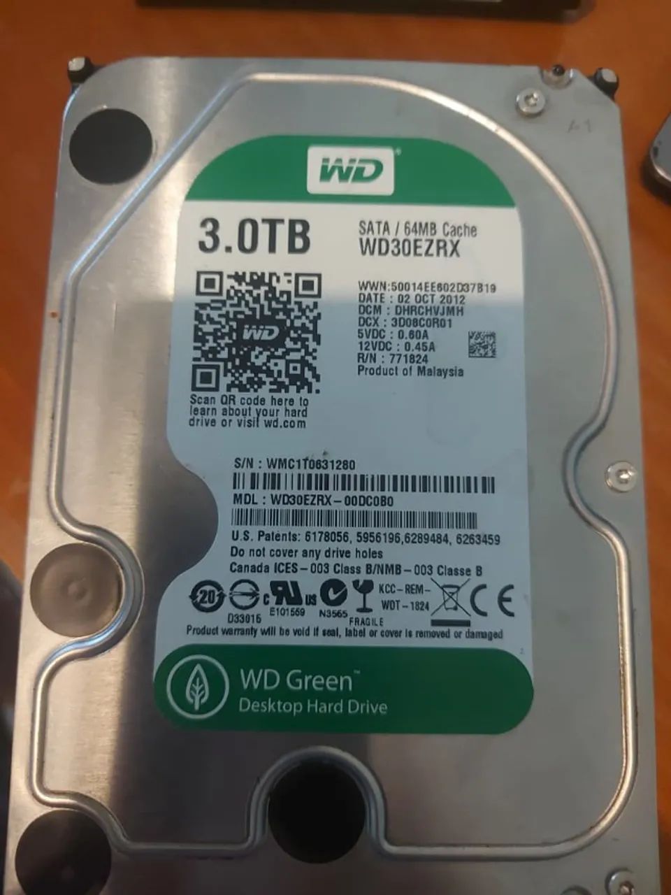 HD WD Green 3TB 64mb Cache NAS - Foto 2