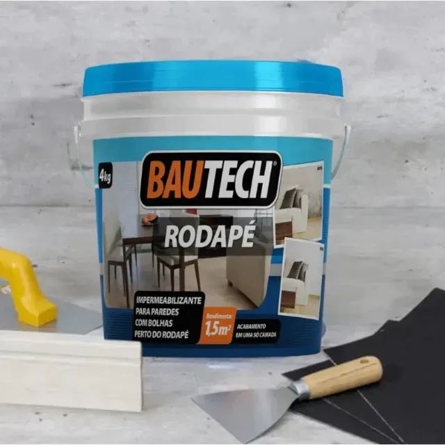 Bautech Rodapé 4 Kg Impermeabilizante Umidade na Parede/Rodapé - R$139,90 - Foto 3