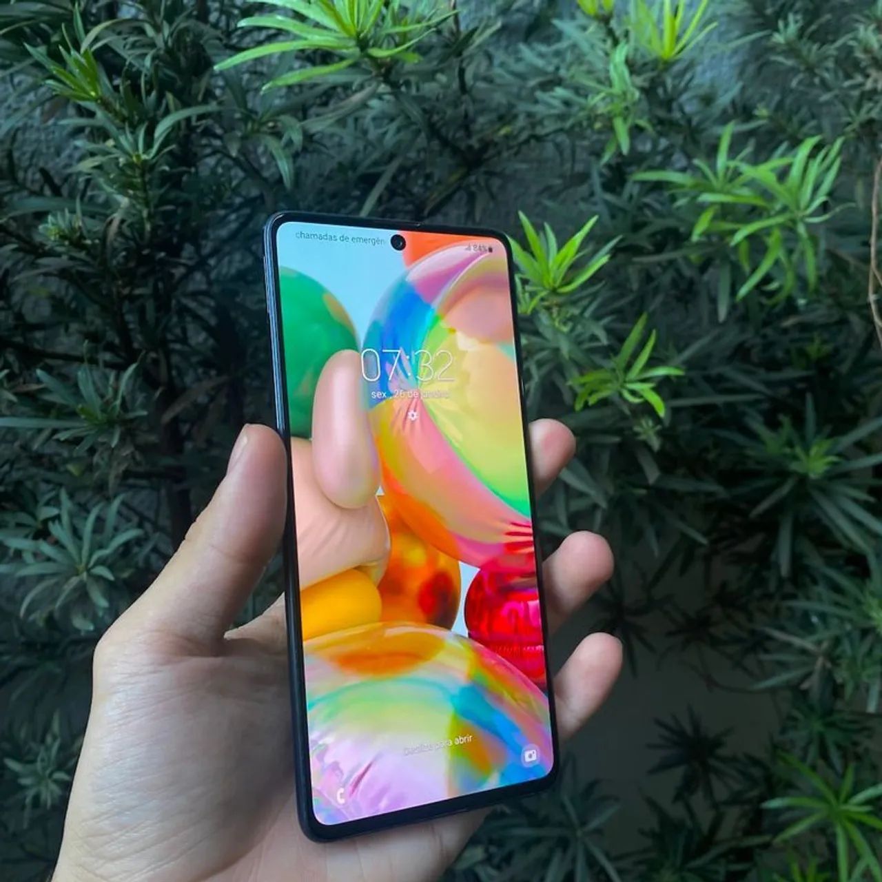 Samsung Galaxy A71 128GB + Capa e Película | NFC | Biometria OK
