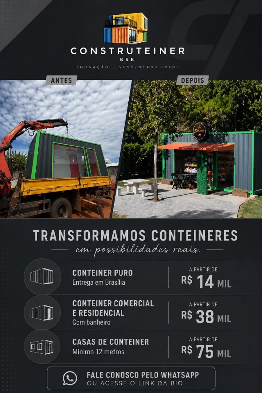 Casa e Lojas de Container