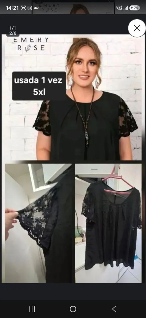 Lote de peças Plus size   - Foto 5
