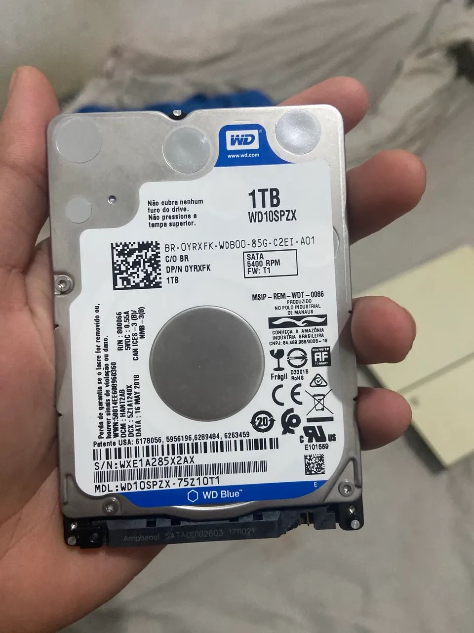 HD DE 1 TB 100% SAUDÁVEL 