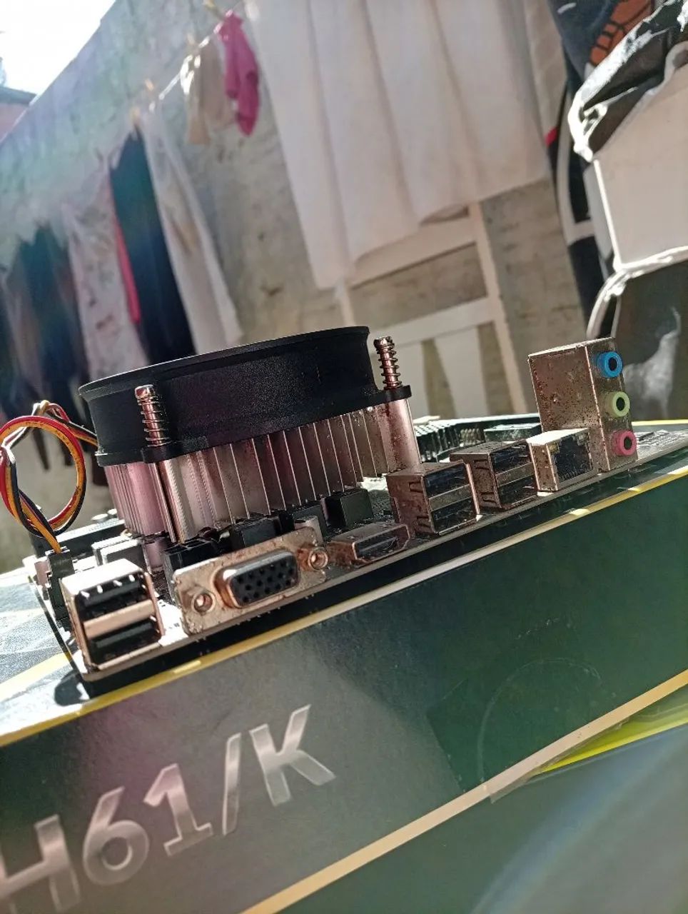 PLACA MÃE I5 2 GERAÇÃO + PROCESSADOR + COOLER  - Foto 2