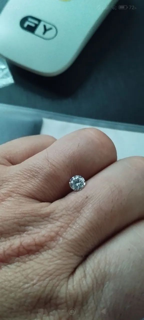[PEDRA] Diamante moissanite 5mm com certificado  - Foto 3