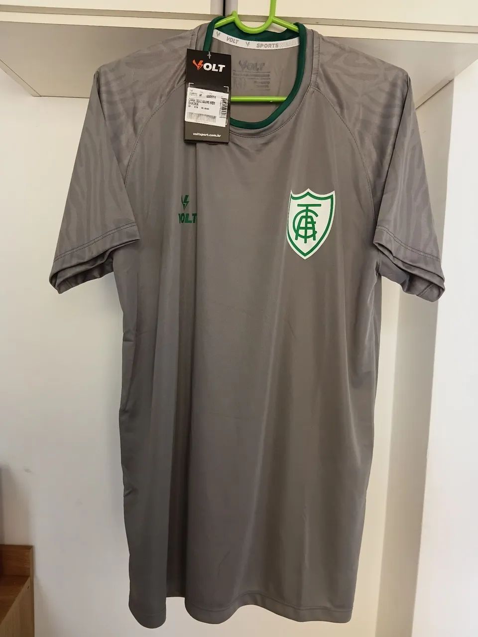 Camisa America MG Mineiro Volt treino cinza