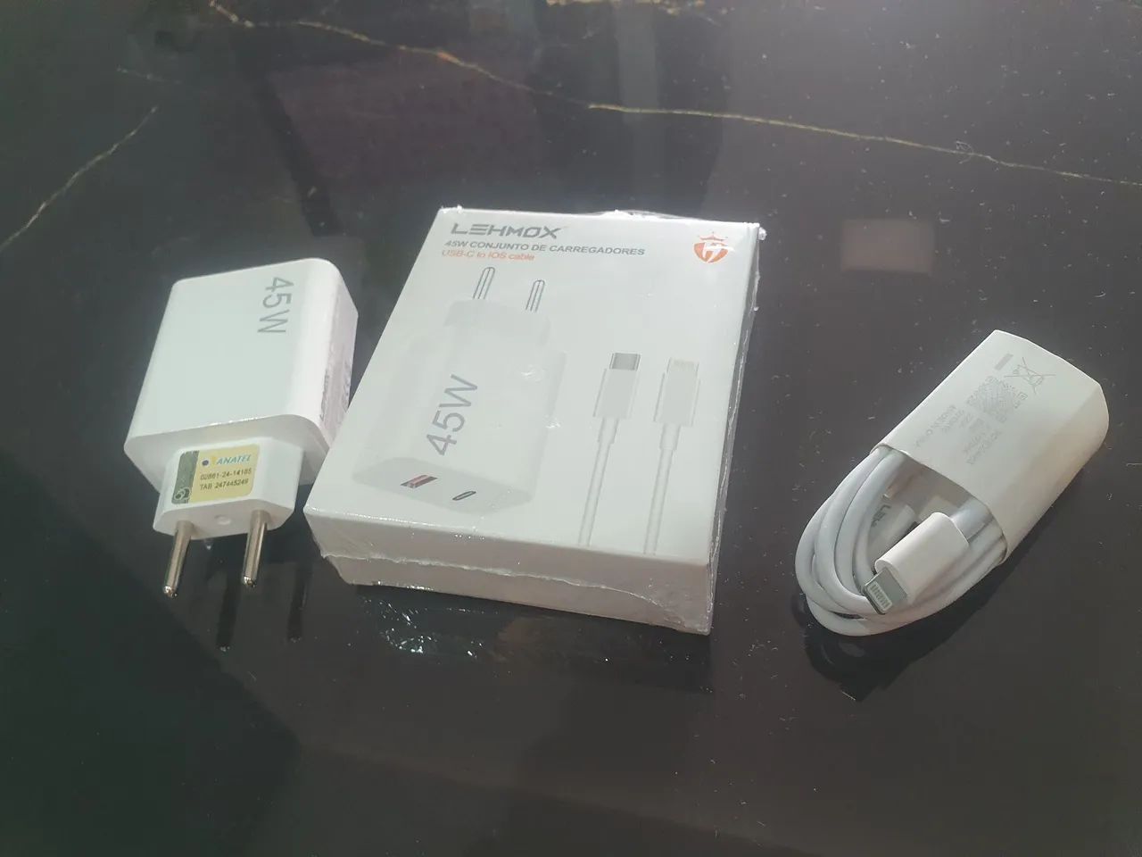 Carregador para iphone lightning 45w - Foto 3