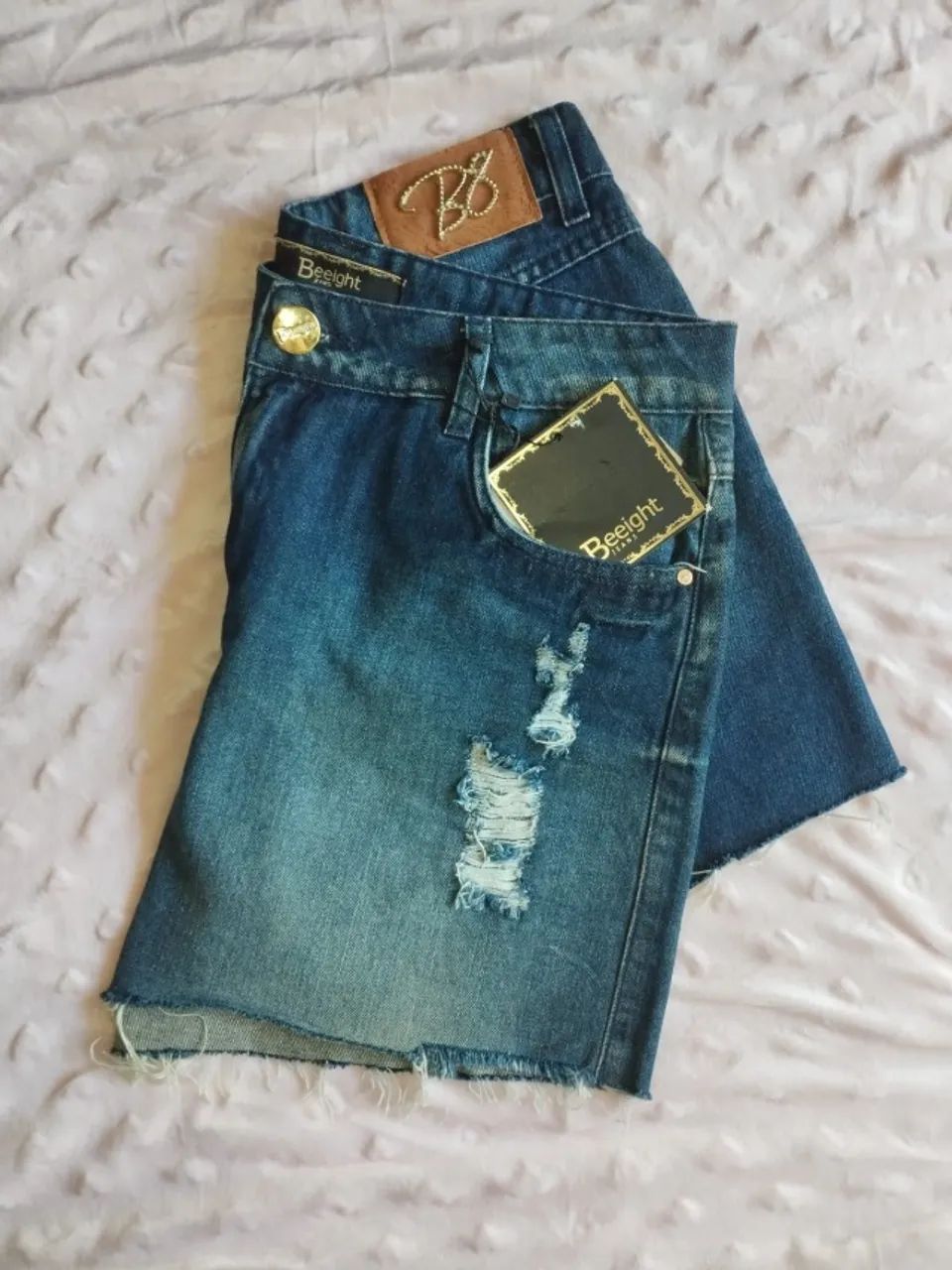 Shorts jeans Beeight - Foto 3