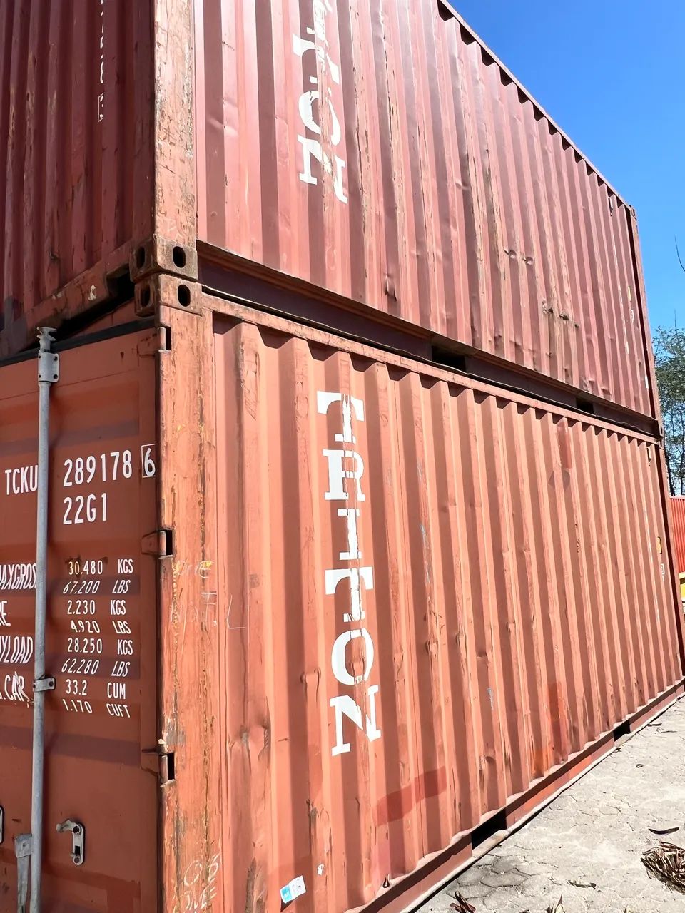 Container reforçado e transporte  - Foto 3