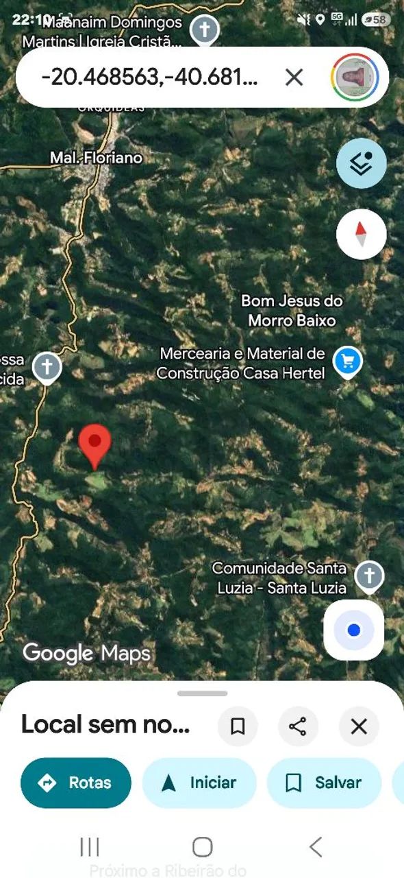 Chácaras entre Ribeirão do Cristo, Alfredo Chaves e Marechal, lado pousada Thomas, parcelo - Foto 5