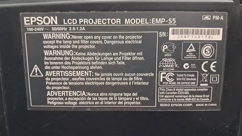 Projetor Epson PowerLite S5+  - Foto 3