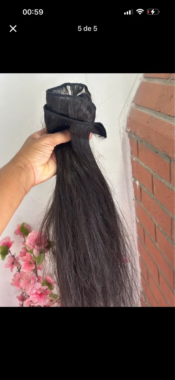 Cabelo indiano 100% humano já na tela  - Foto 3