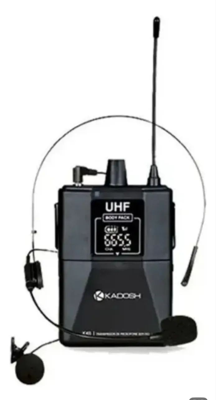 Microfone Kadosh K402C S/fio Microfone + H.set + Case  - Foto 2
