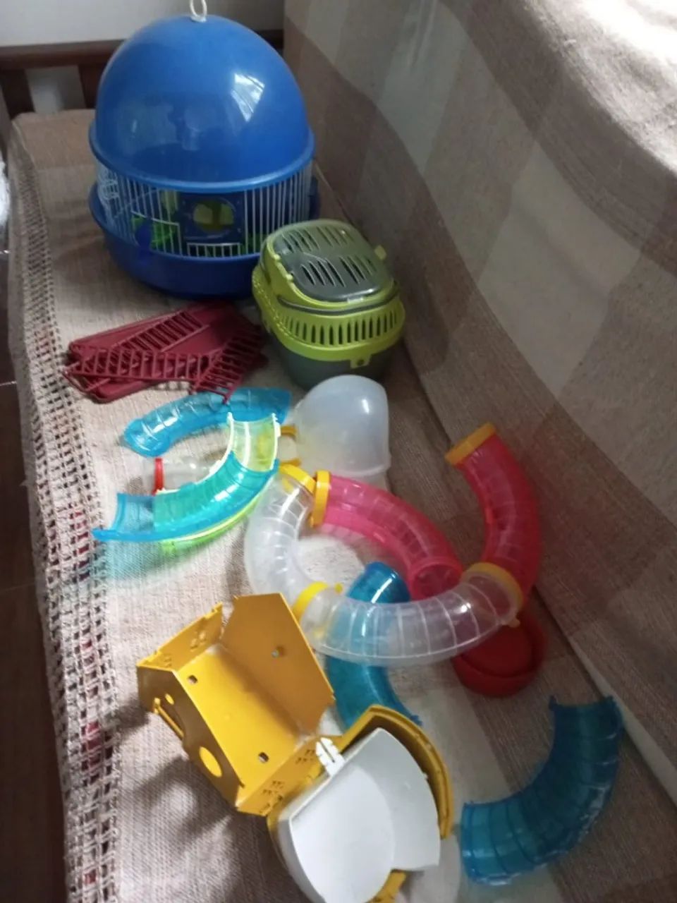 Gaiola de Hamster + Caixa de transporte e acessórios - Foto 2