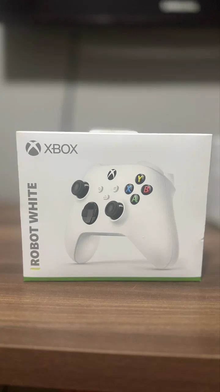 Controle XBOX SÉRIES X/S ROBOT WHITE - ORIGINAL NOVO/LACRADO NA CAIXA 