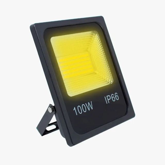 refletor de led 100w branco quente grande