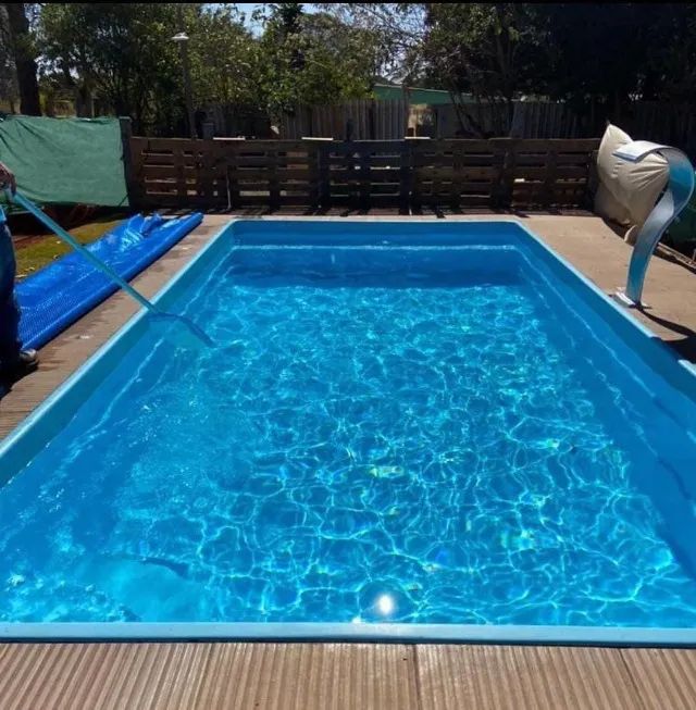 PISCINA COM LEDS E CASCATA KIT COMPLETO - 8,40 MTS