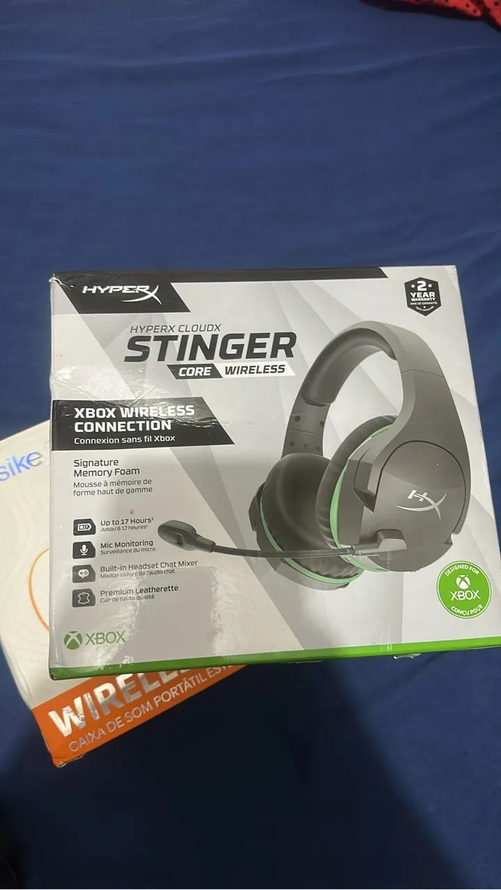 Headset sem fio hyperx cloudx stinger core xbox preto - Foto 2