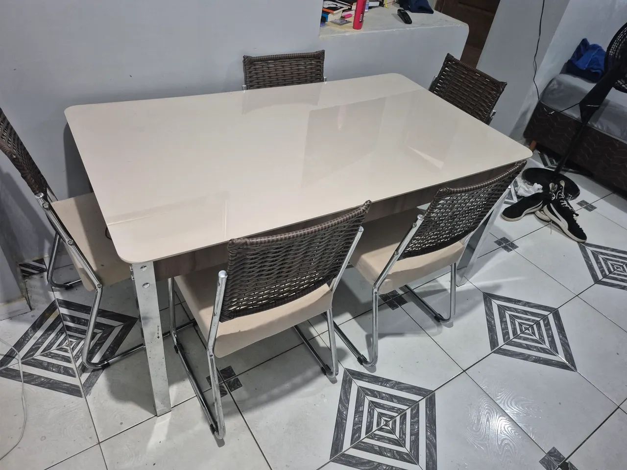 mesa aço nobre 6 lugares  - Foto 3