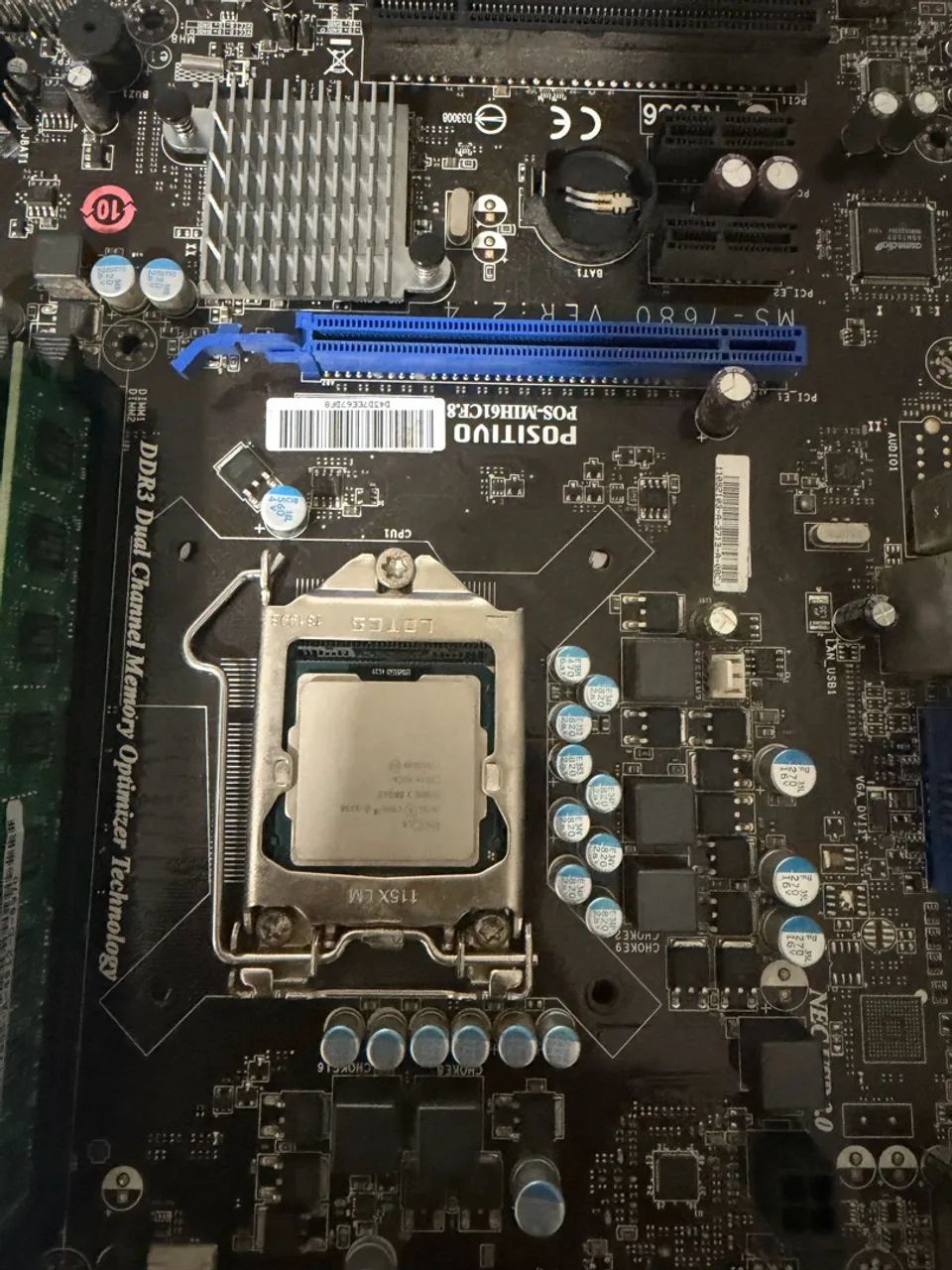 Kit completo: Placa-mãe MSI MS-7680 VER: 2.4 Intel Core i5-3330 8 GB de RAM DDR3 - Foto 3