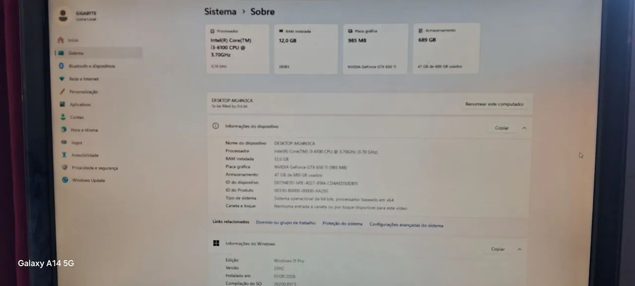 Computador I3 sexta Geração  - Foto 4