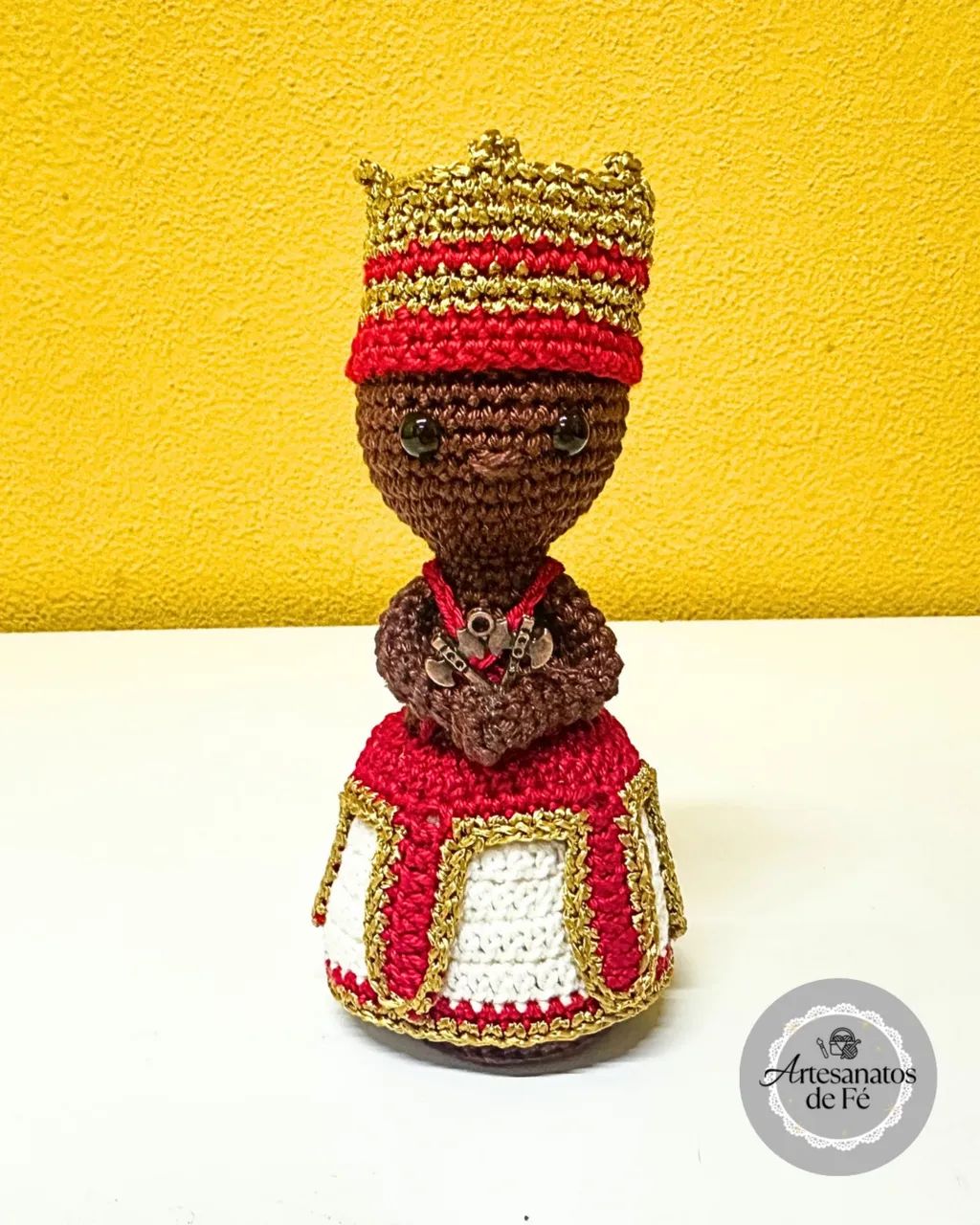 Amigurumi Crochê Xangô - Orixás Umbanda