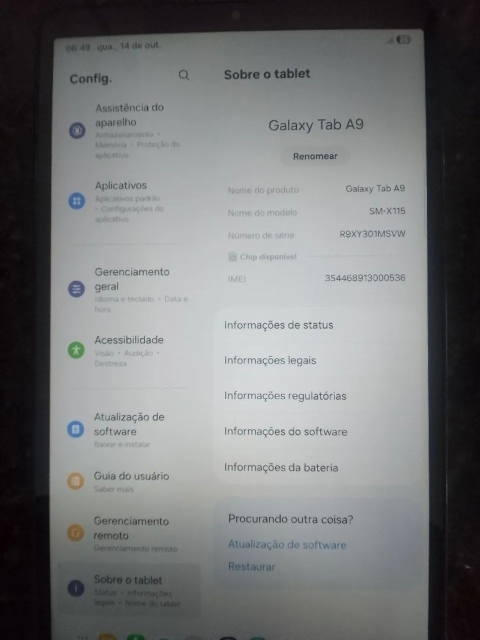 Tablet Galaxy tab A9  - Foto 3